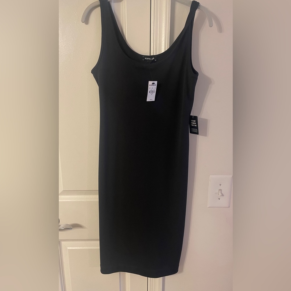 Express Black bodycon dress